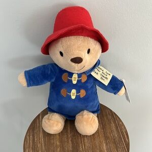 * Paddington Blue and Red Stuffed Bear Toy